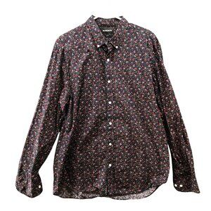 Bonobos Slim Fit Long Sleeve Button Down Shirt Mens XL Floral Print Multicolor